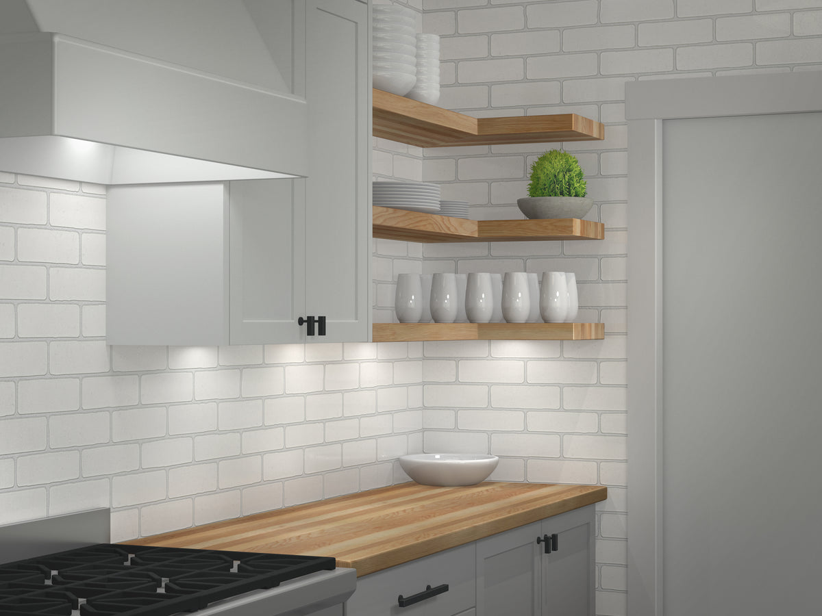 Crafted White Oak Shelves Cariboublock